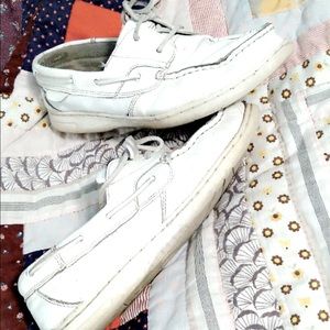 Aloha island sperry like white shoes